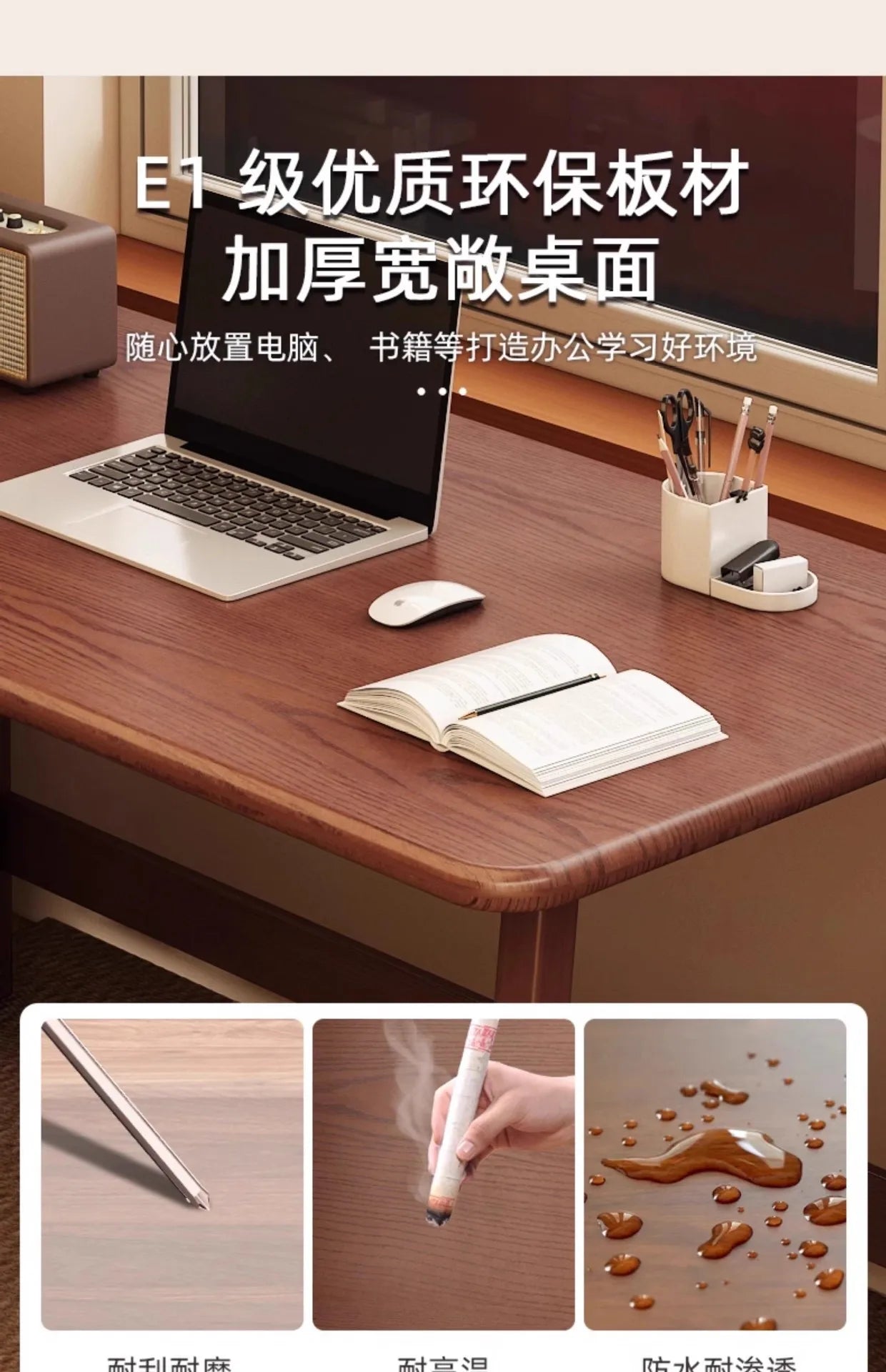 Small apartment folding desk integrated against the wall rectangular table rental room folding computer desk