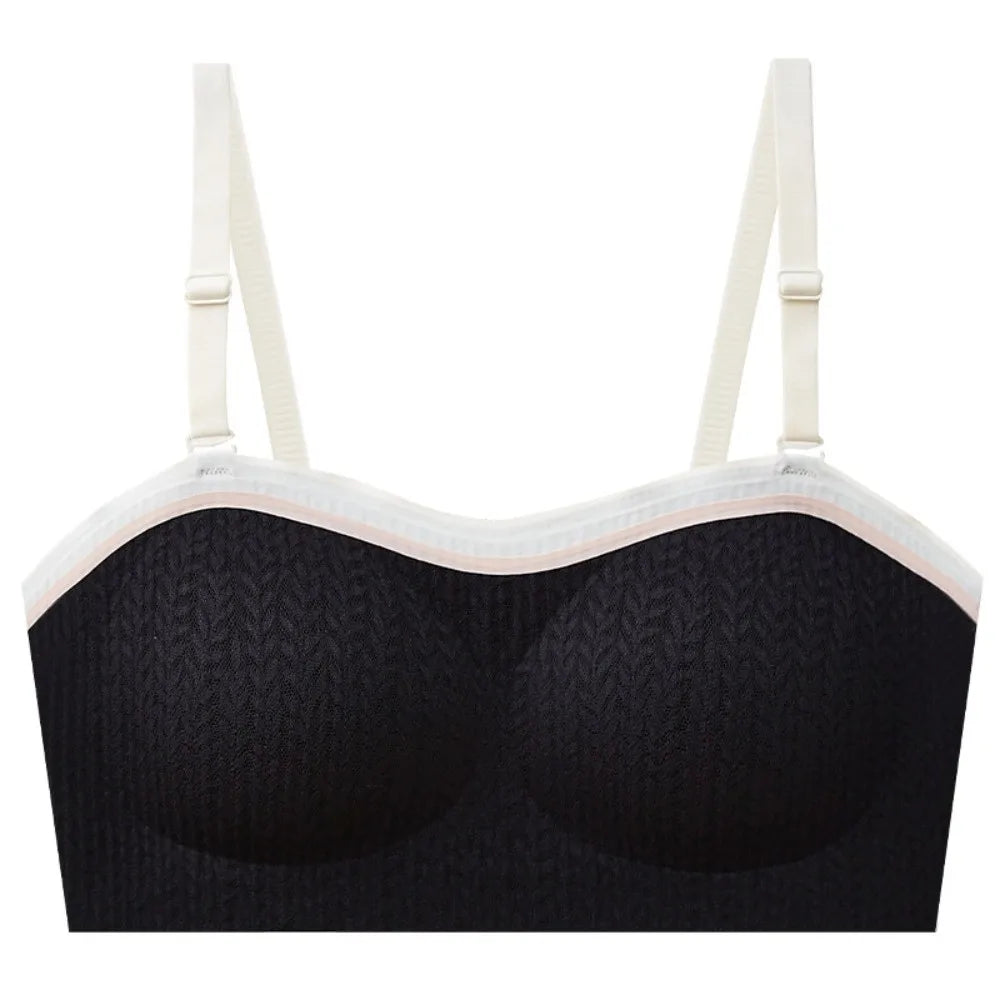 Lingerie Adjustable Wireless Bra Elastic Traceless Close-fitting Brassiere for Women Anti-sagging Shockproof Seamless Bras