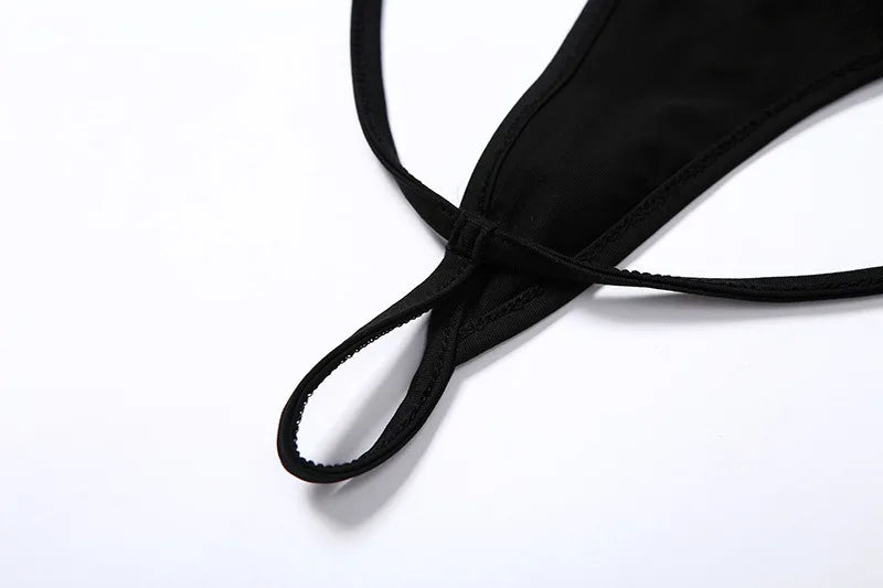 Women's Sexy Bra Set Erotic Underwear String Transparent Bandage Hollow Bra Women's Party Set Exotic Style Bra Set