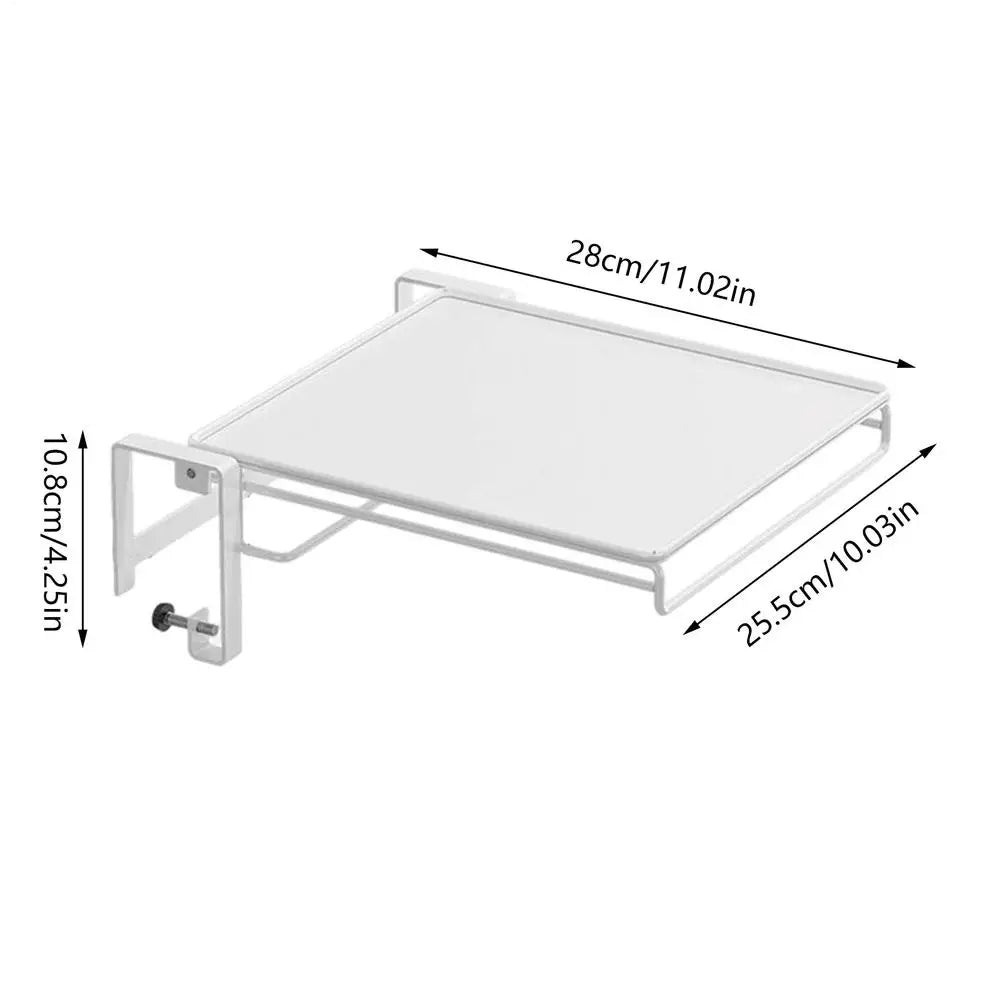 Wall Mounted Folding Table Space Saving Wall Floating Workbench Drop Leaf Table Auxiliary Desk for Kitchen Laundry Balcony RV