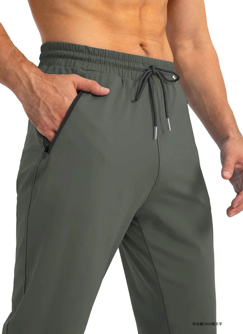 Jogging Sport Pants Sportswear Training Tracksuit Elastic Joggers Workout Athletic Trousers Gym Fitness Running Sweatpants Men
