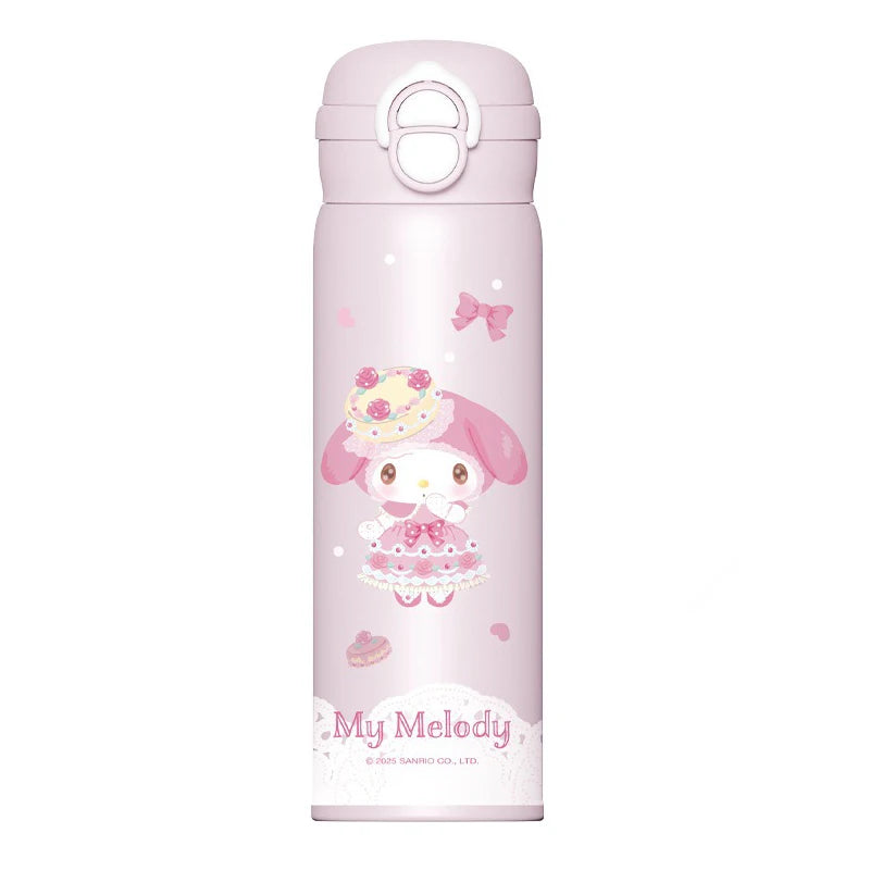X&W Sanrio Thermal Cup Insulated Mug Kuromi Thermos Cups 316 Stainless Steel Double Drinking Straw Cup Portable Water Bottles