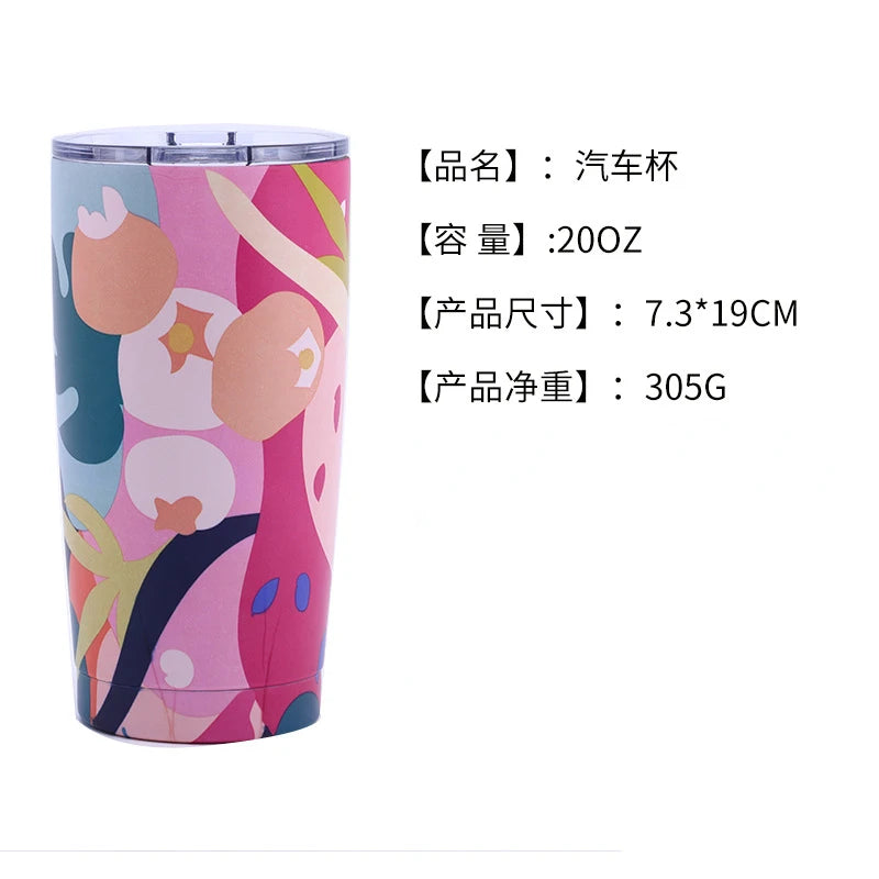 Cup Thermal Bottle for Coffee Travel Mug Insulated Tumbler School Water Bottle Stainless Steel Thermo Thermos Hot Themo Carry
