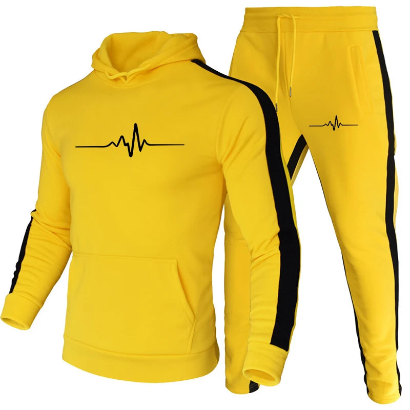 Jogging Sportswear Man Fashion Hoodie Hot Sales Sets for Men Two Piece Outdoors Mens Tracksuit Set Sweatpants Comfortable Sports