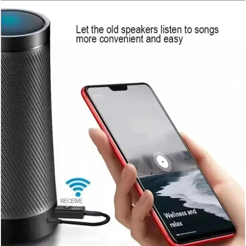 Bluetooth 5.0 Audio Receiver Transmitter 2 IN 1 RCA 3.5mm 3.5 Jack AUX Stereo Music USB Wireless Adapter for TV Car PC Speaker