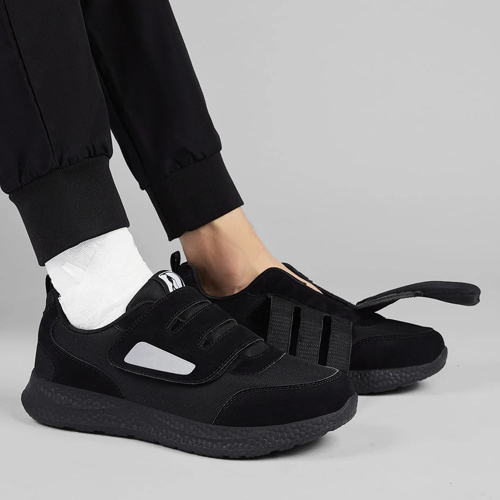Wide Toe Sneakers Orthopedic Diabetes Shoes for Swollen Feet Hallux Valgus Bunion Support Thumb Eversion Footwear