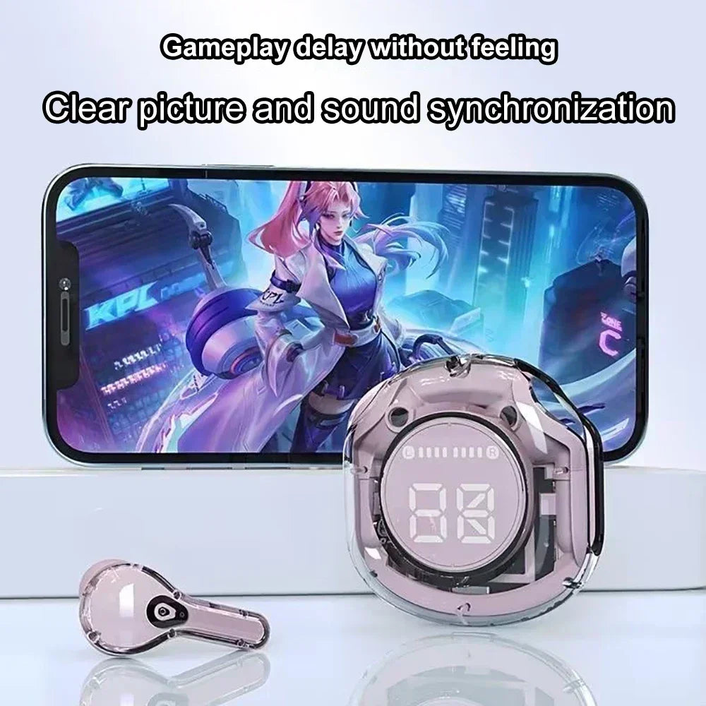 Wireless Bluetooth Headset Wireless Bluetooth Headphones Display Stereo Sound Wireless Earphones For All Smartphones
