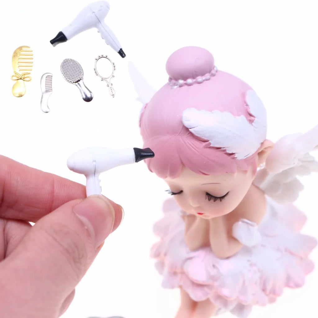 1Set Dollhouse Mini Cosmetics Lipstick Perfume  Miniature Fashion Scene Doll Toiletry Model Accessories Mini Beauty Props