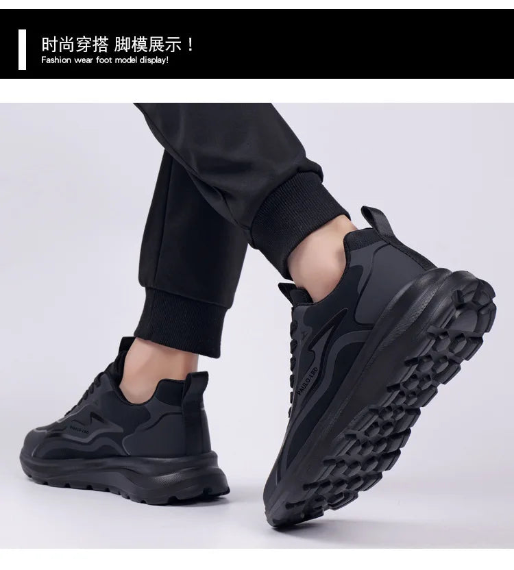 Men's shoes 2026 new trendy soft soled casual shoes for spring and summer, breathable and comfortable running sports shoes