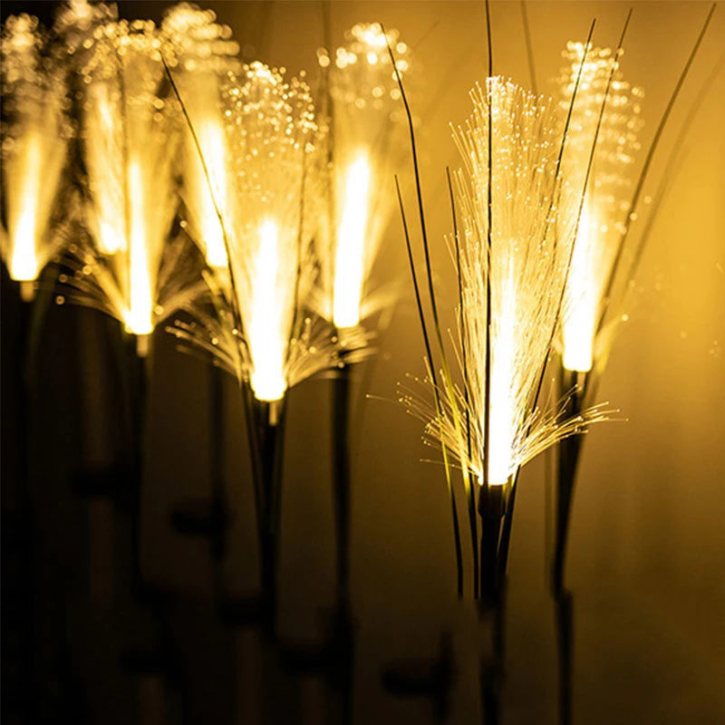 1-4 LED Solar Garden Lights Outdoor Waterproof Reed Light Solar Powered Lamp Christmas Yard Lawn Garden Decoration Path Lighting