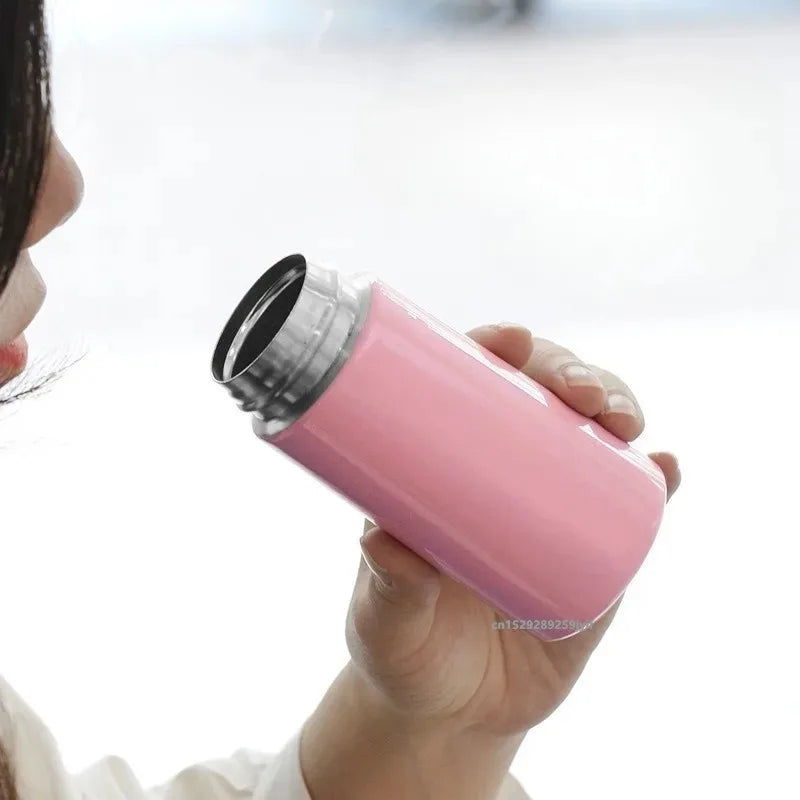 Mini Thermos Cup 160ml Pocket Cup Stainless Steel Thermal Coffee Mug Vacuum Flask Insulated Hot Water Bottle