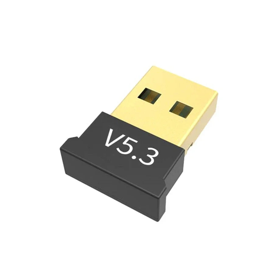 Bluetooth 5.3 Adapter for PC Laptop USB Bluetooth 5.1 Dongle Receiver for Speaker Mouse Keyboard Music Audio Transmitter Adapter