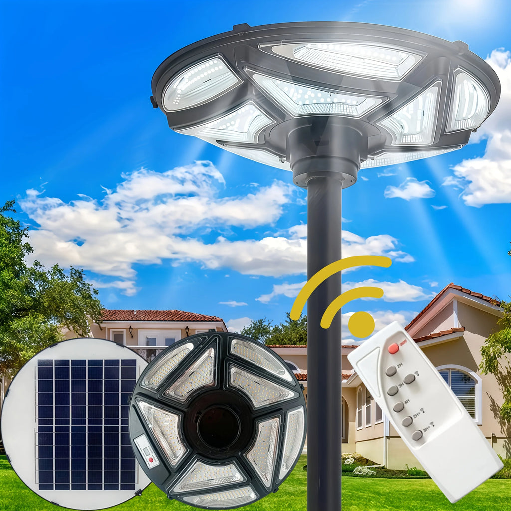 Solar Yard Light, New Ultra-Bright LED Lights, Outdoor Super Bright Solar Street Lights with Motion Sensor for Gardens, Paths