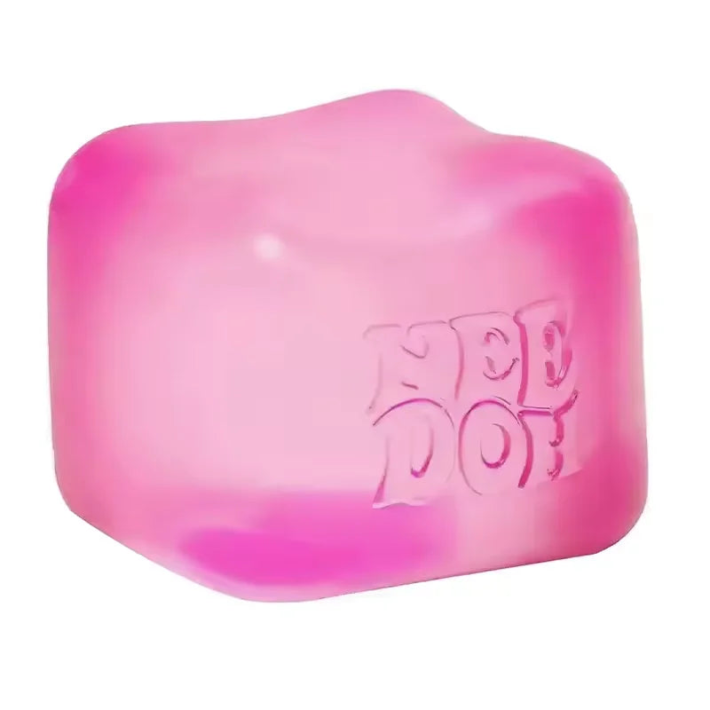 Needoh Nice Cube Sensory Stress Reliever Fidget Tool for Anxiety & Focus Desk Sensory Cube for Adults & Kids