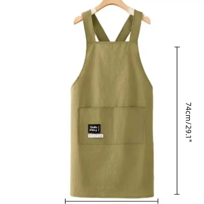 Home Cooking Aprons, Anti-Stain and Easy to Wear, Breathable Adult Kitchen and Restaurant Work Clothes