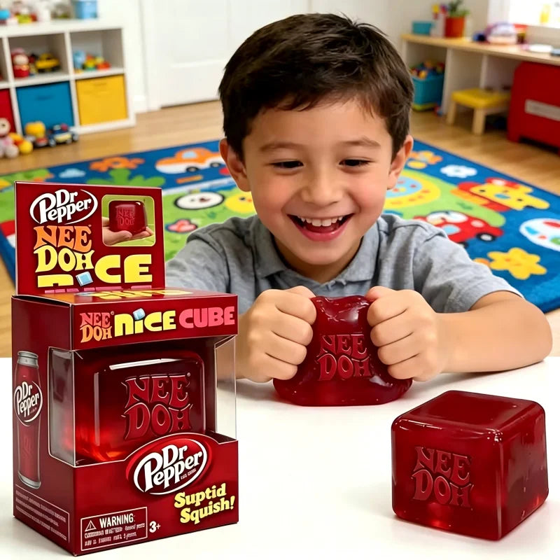 2026  Needoh Nice Cube Sensory Stress Reliever Fidget Tool for Anxiety & Focus Desk Sensory Cube for Adults & Kids