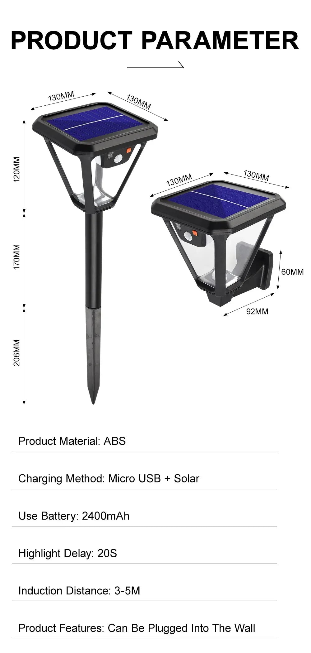 Solar Outdoor Lights Motion Sensor Wall Lamp LED Lighting Externo Waterproof Bulb Retro Garden Christmas Decoration Street Light