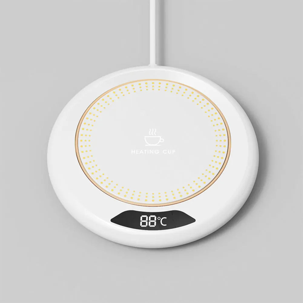 New USB Cup Warmer Coffee Mug Heating Coaster 3 Temperature Setting Thermostatic Hot Plate Milk Tea Water Heating Pad Cup Heater