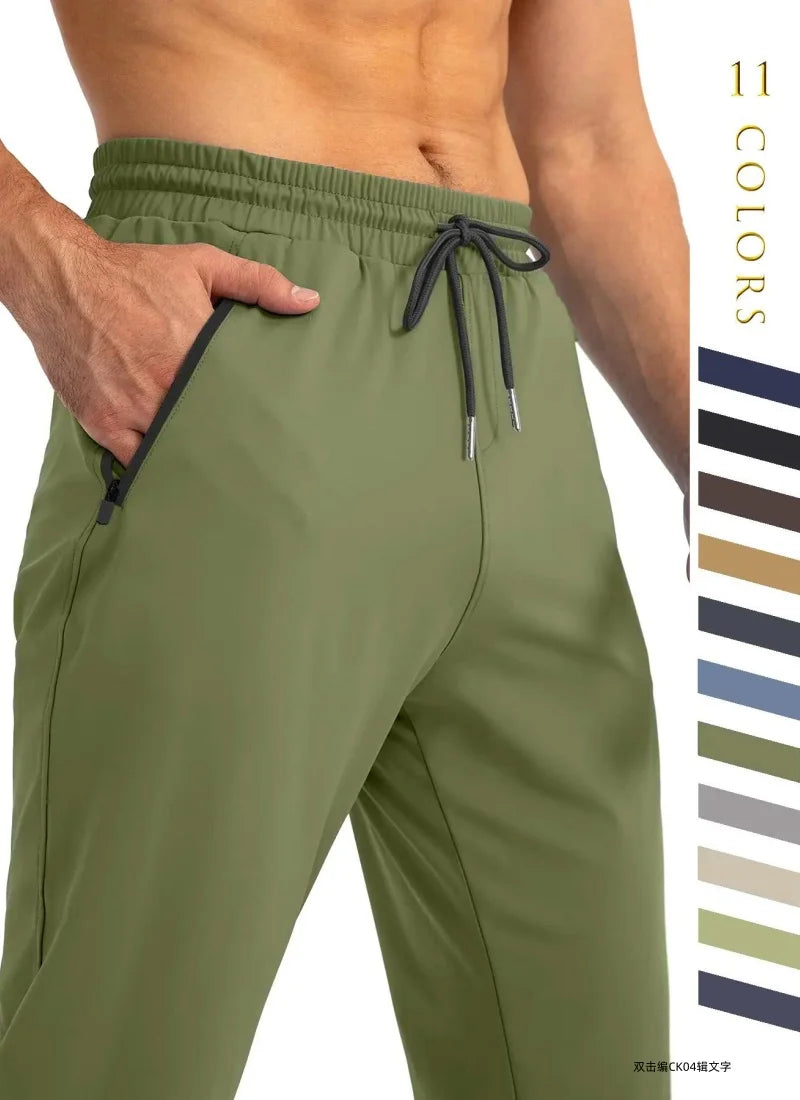 Jogging Sport Pants Sportswear Training Tracksuit Elastic Joggers Workout Athletic Trousers Gym Fitness Running Sweatpants Men