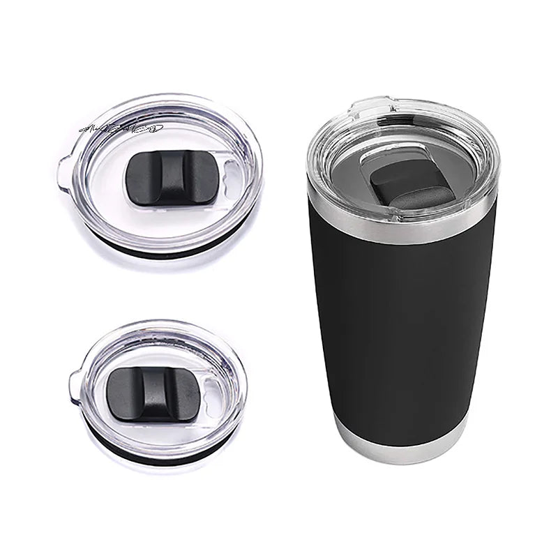 Round Plastic Cup Lid for 20oz 30oz Coffee Mugs Water Thermos Tumbler And Bottle Covers Universal Fit Thermal Lids