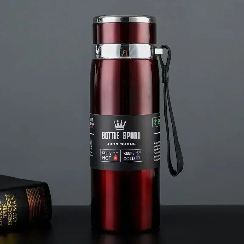 800ml Thermal Mug Double Wall 304 Stainless Steel Coffee Cup Vacuum Flask Thermos Water Bottle Tea Coffee Leak-proof Thermos Mug