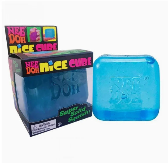 Schylling Needoh Nice Cube Sensory Fidget Cube Stress Relief Anxiety Sensory Tool for Focus ADHD & Calming Party Gifts
