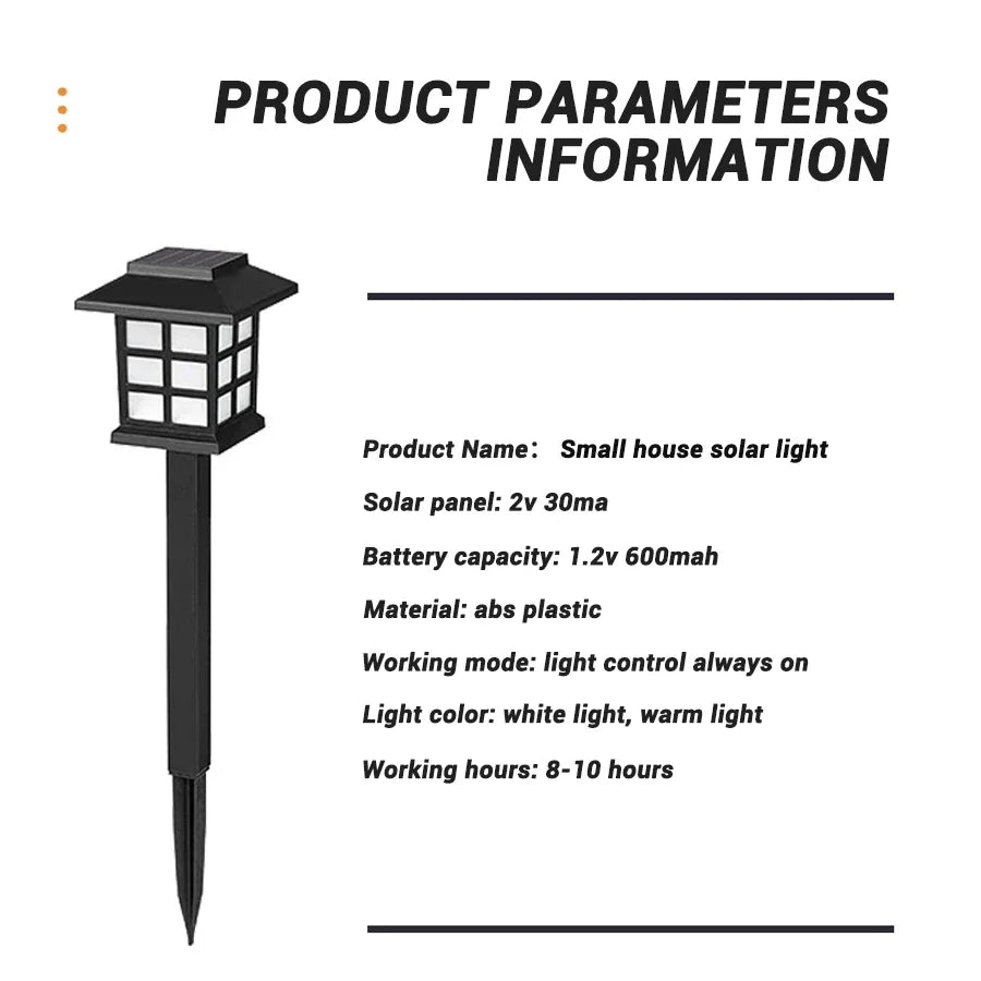 Outdoor Solar Lights Garden Lights Solar Powered Lamp Lantern Waterproof Landscape Lighting Pathway Yard Lawn Garden Decoration