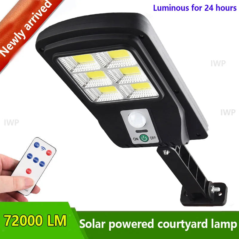 Solar LED Light Outdoor Waterproof Solar Light 3 Lighting Modes ultra bright solar street Light Garden Holiday Decorative Lights