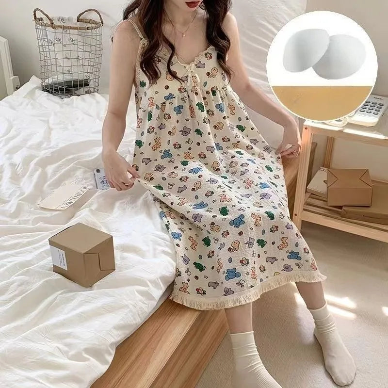 Lingerie for Women's Sleeping Women's Underwear Dress Night Dress Ladies Cute Pajamas Nightgown Ladies Hot Pyjamas Woman Nightie