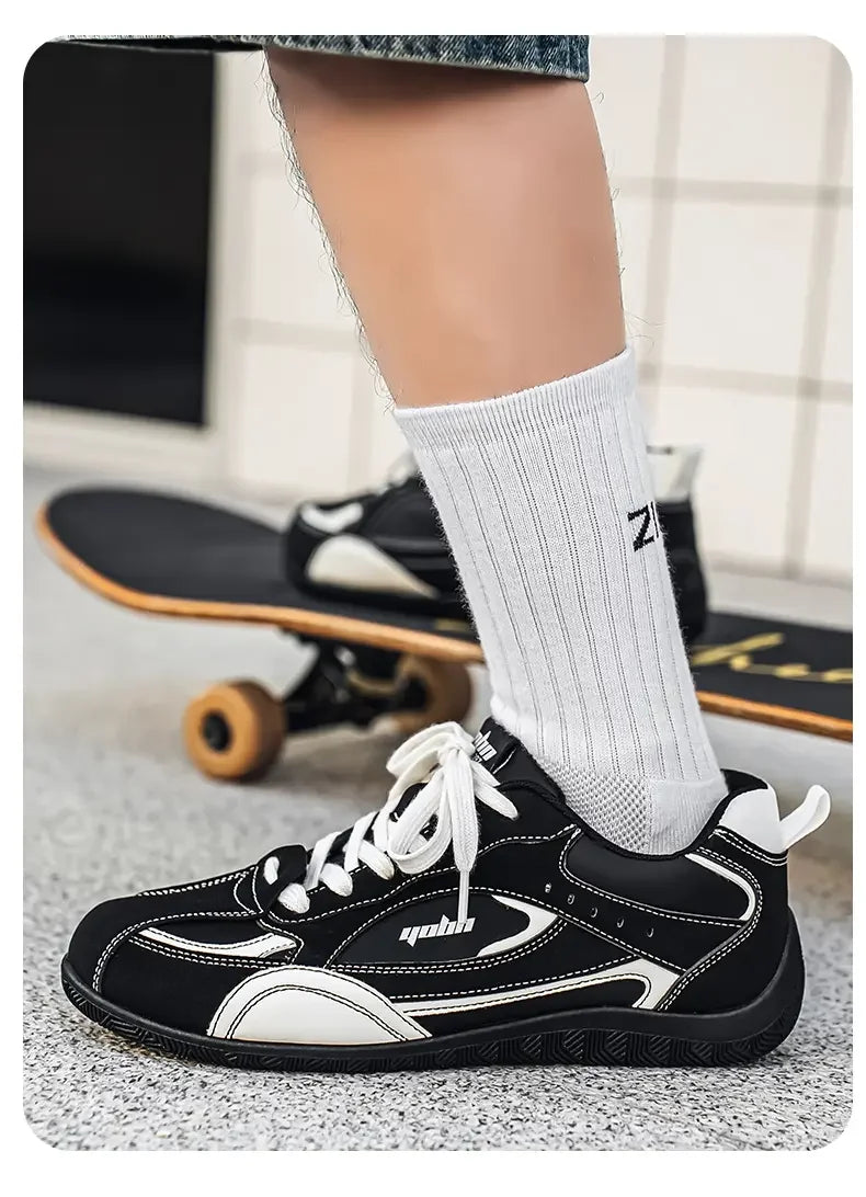 Shoes Man 2026 Trend Casual Sneakers Comfortable Lace Up Flats Tennis Shoe Breathable Walking Jogging Shoe