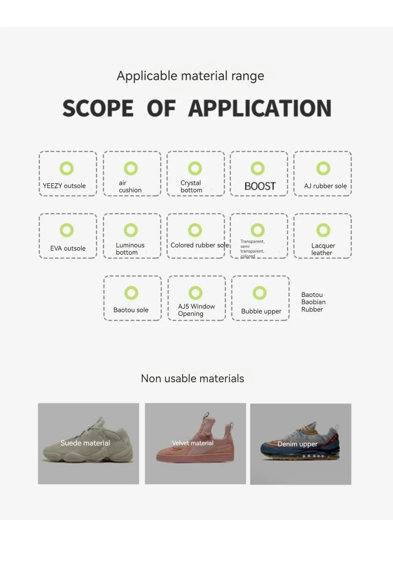 Shoes Stains Removal Waterproof Sneakers Anti-Oxidation Pen Repair Complementary Color White Go Yellow Shoe Whitening Cleaning
