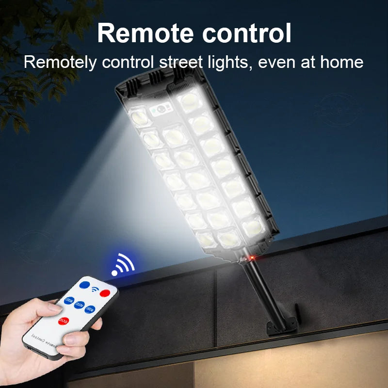 28000W Ultra Powerful Solar Light Outdoor Super Bright Solar Street Lamp Dusk to Dawn Security Flood Light Remote Control Garden