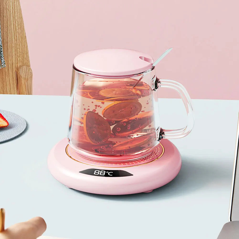 New USB Cup Warmer Coffee Mug Heating Coaster 3 Temperature Setting Thermostatic Hot Plate Milk Tea Water Heating Pad Cup Heater