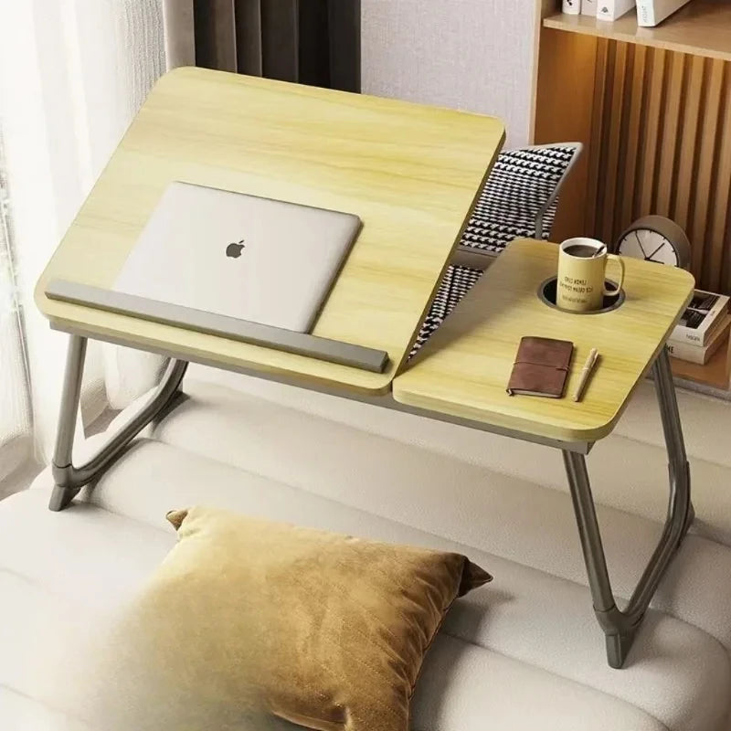 Folding Adjustable Bed Desk Small Lazy Computer Table for Student Dormitory Study Writing Notebook Desk Home Furniture