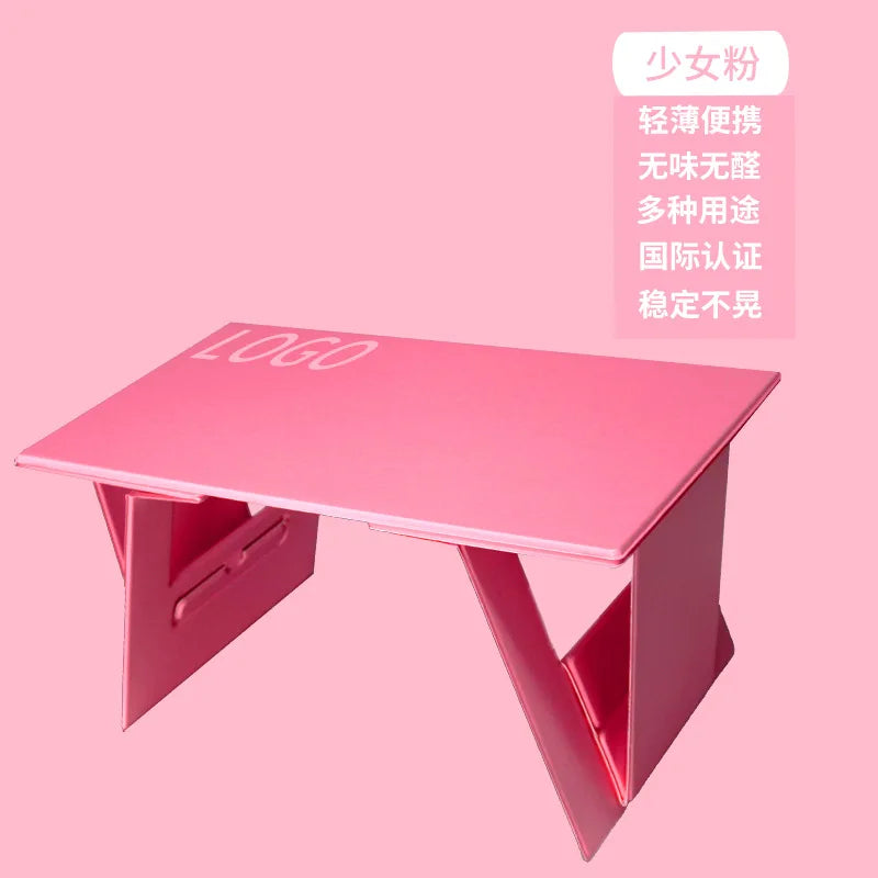 Folding Computer Table Multifunctional Computer Table Car Water Cup Storage Rack Small Table Desk