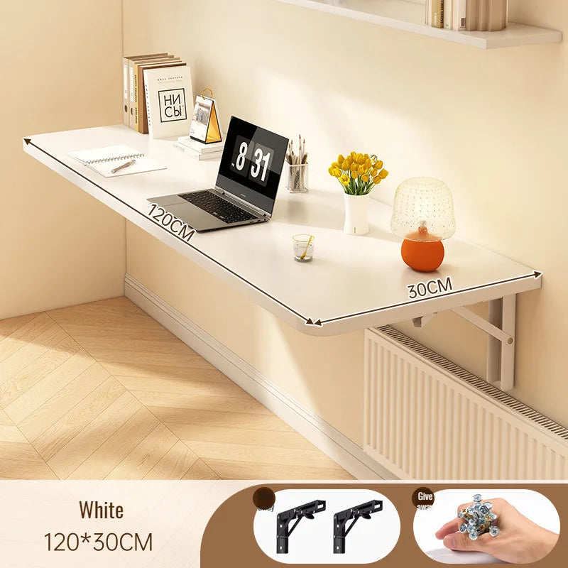 Household Wall Mounted Foldable Desk Waterproof and Anti Fouling Panel Multi Functional Suspended Wall Table