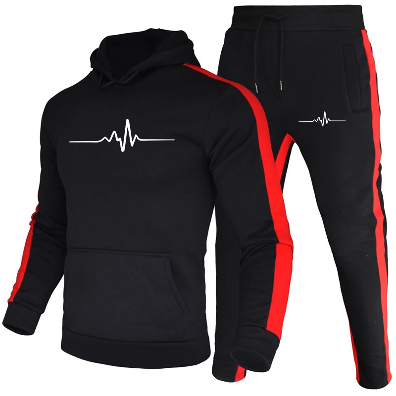 Jogging Sportswear Man Fashion Hoodie Hot Sales Sets for Men Two Piece Outdoors Mens Tracksuit Set Sweatpants Comfortable Sports