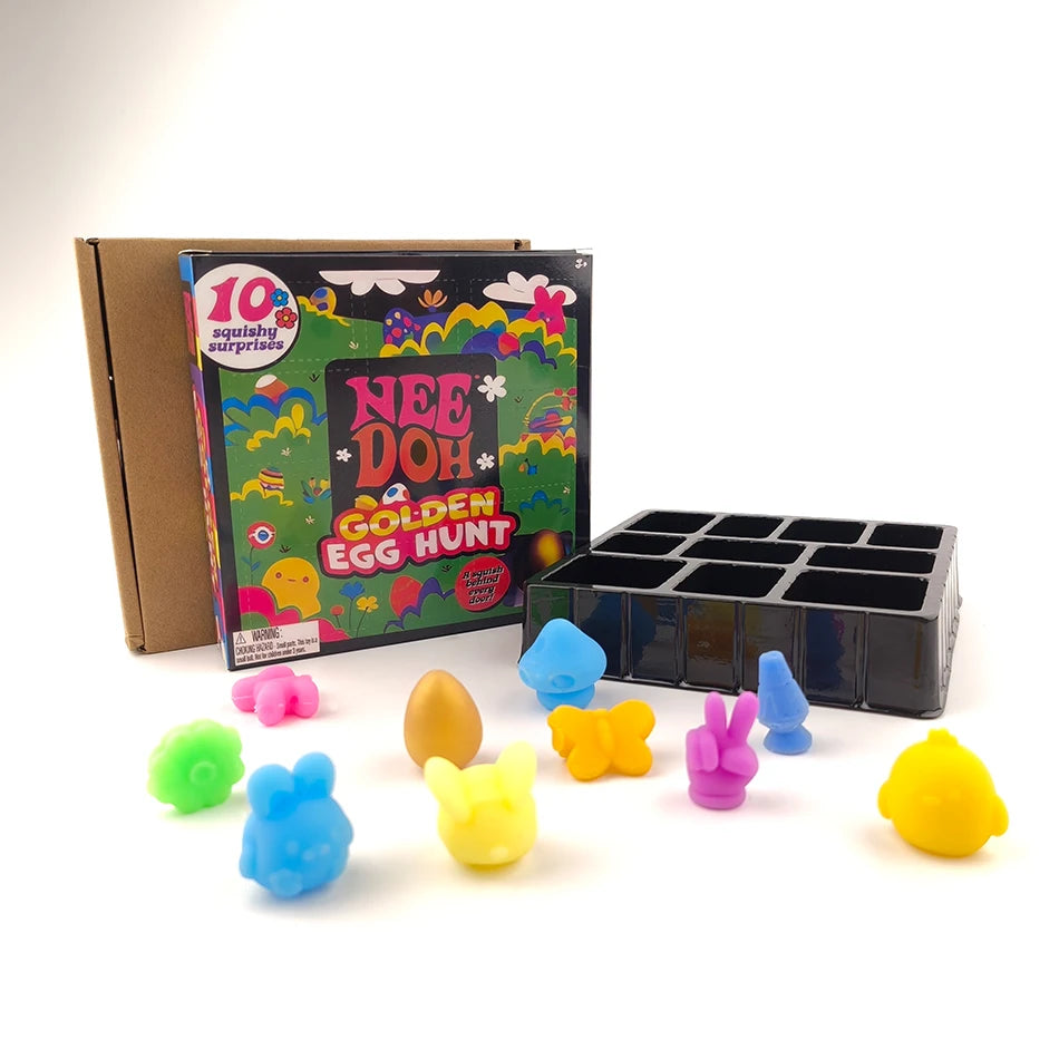 Hot Needoh Nice Cube Sensory Stress Reliever Fidget Tool For Anxiety & Focus Desk Sensory Cube With Box for Friends Gifts