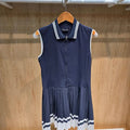 Women's New Spring/Summer Golf Wear: Collared, Sleeveless, Fitted Activewear Dress