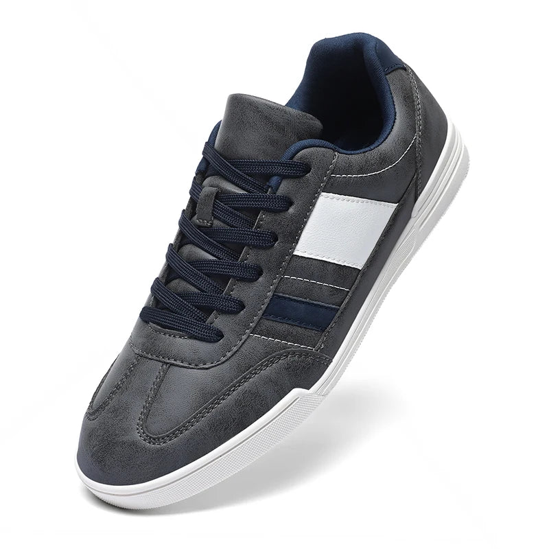 New Men Shoes Flats Walking Leather Casual Shoes Men Barefoot Wide-toed Shoes Wider Toe Casual Sneakes