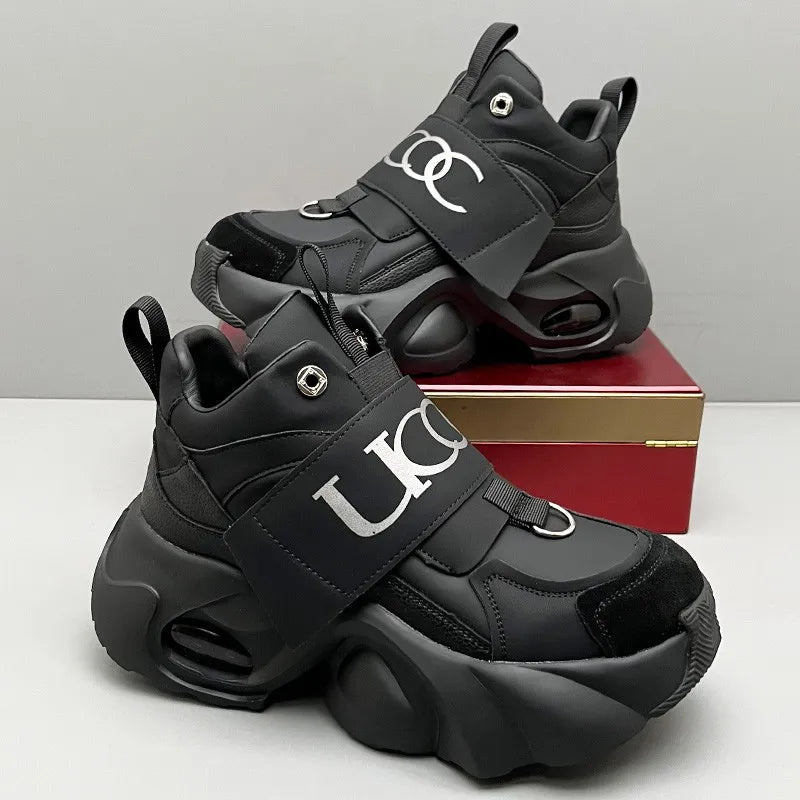 Men's shoes - versatile and trendy for all seasons, suitable for couples. This small-scale niche brand features anti-slip air cu