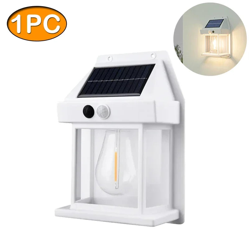 Powerful Outdoor Solar Lamp Garden Solar Powered Streetlight Outdoor Lights Waterproof Light Led Lighting External Decoration