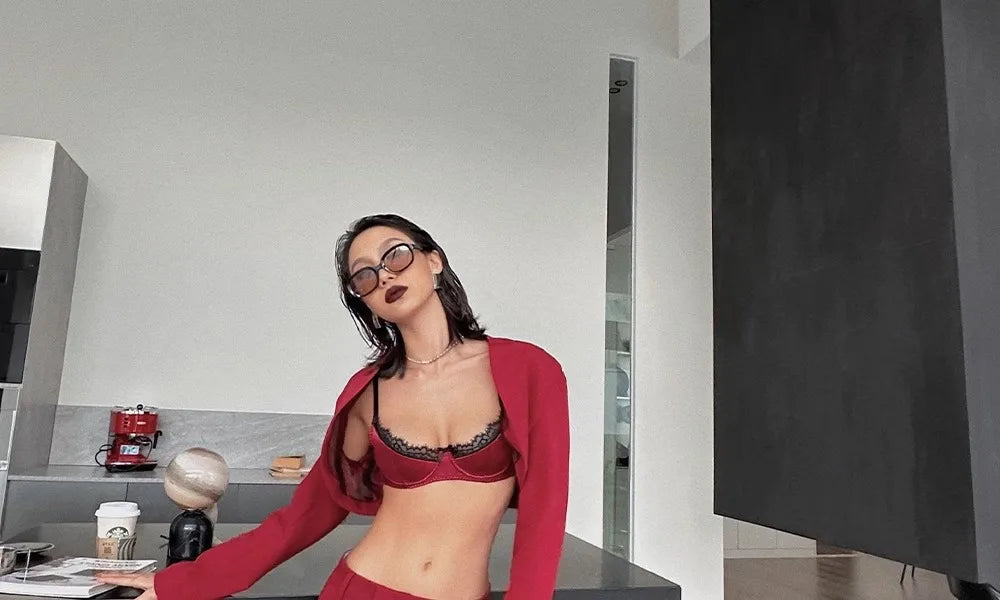 Sexy Bra Brief Sets Satin Patchwork Lace Lingerie Set for Women Push-up Breast Collection Anti Sagging Bra Underwear Women Set