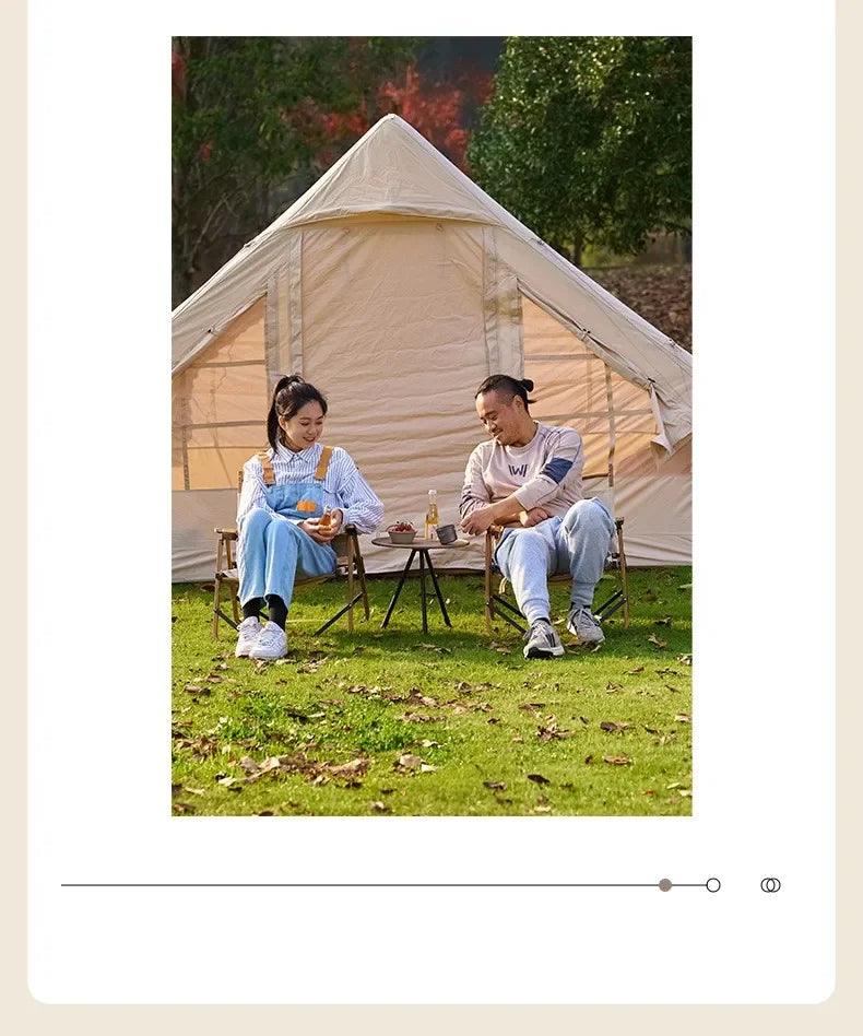 Telescopic Folding Round Table Outdoor Three-legged Dining Table Portable Aluminum Alloy Coffee Table Hike Picnic Liftable Table