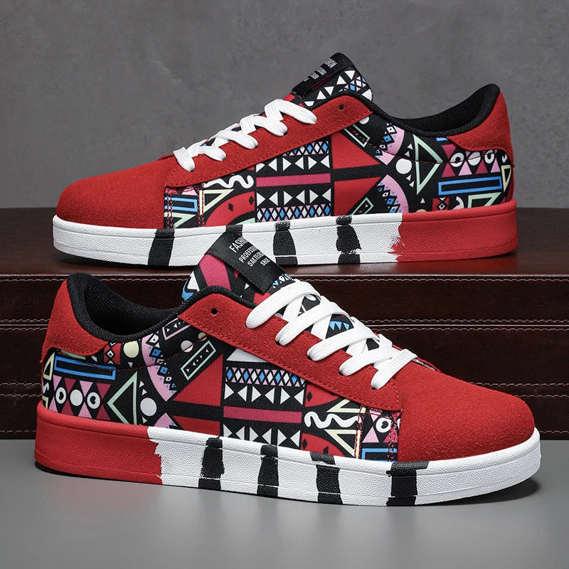 Men Flat Bottomed Shoes Fashion Popular with Colorful Outdoor Sneakers That Comfort Non Slip High-quality Fitness Leisure Shoes