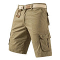 Summer  Cool Cargo Knee Men Sports Casual Bermuda Plus Size Cotton Half Golf Straight Running Gym Shorts Pants