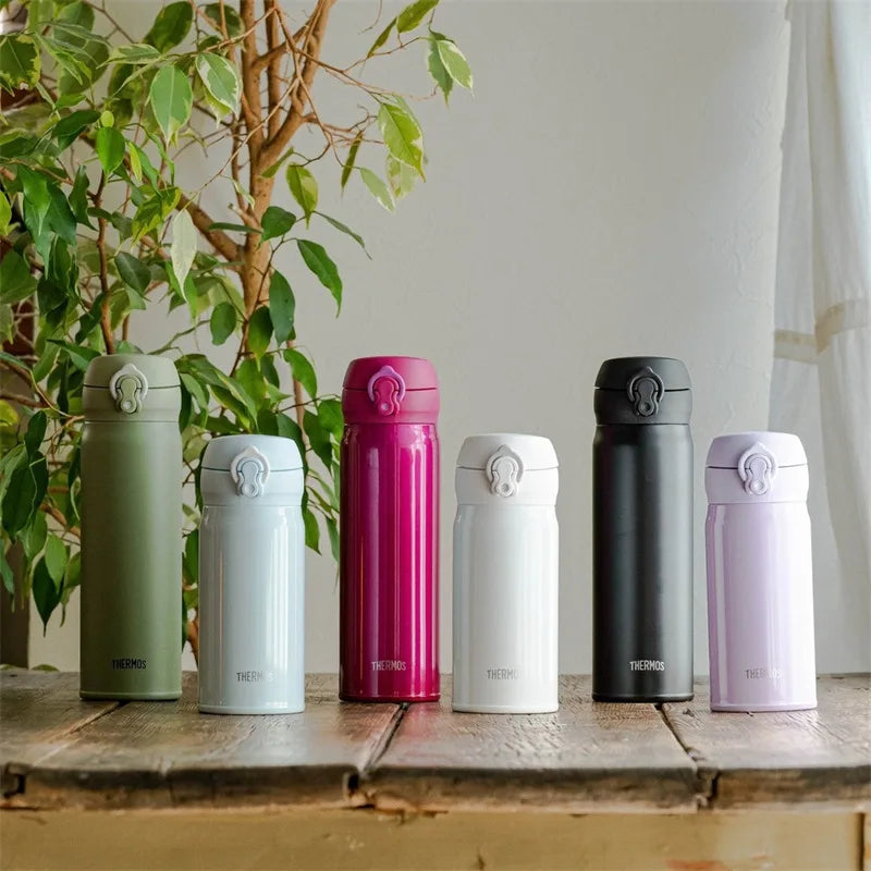 THERMOS Stainless Steel Double-layer Vacuum Cup Leak Prevention Insulated Flasks 350ml/500ml Thermo Water Bottle Thermal Tumbler
