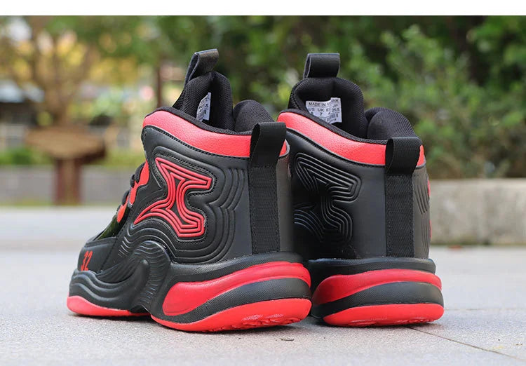 Men's High-Top Basketball Shoes New Wear-Resistant Sports Sneakers Athletic Outdoor Casual Training Boots