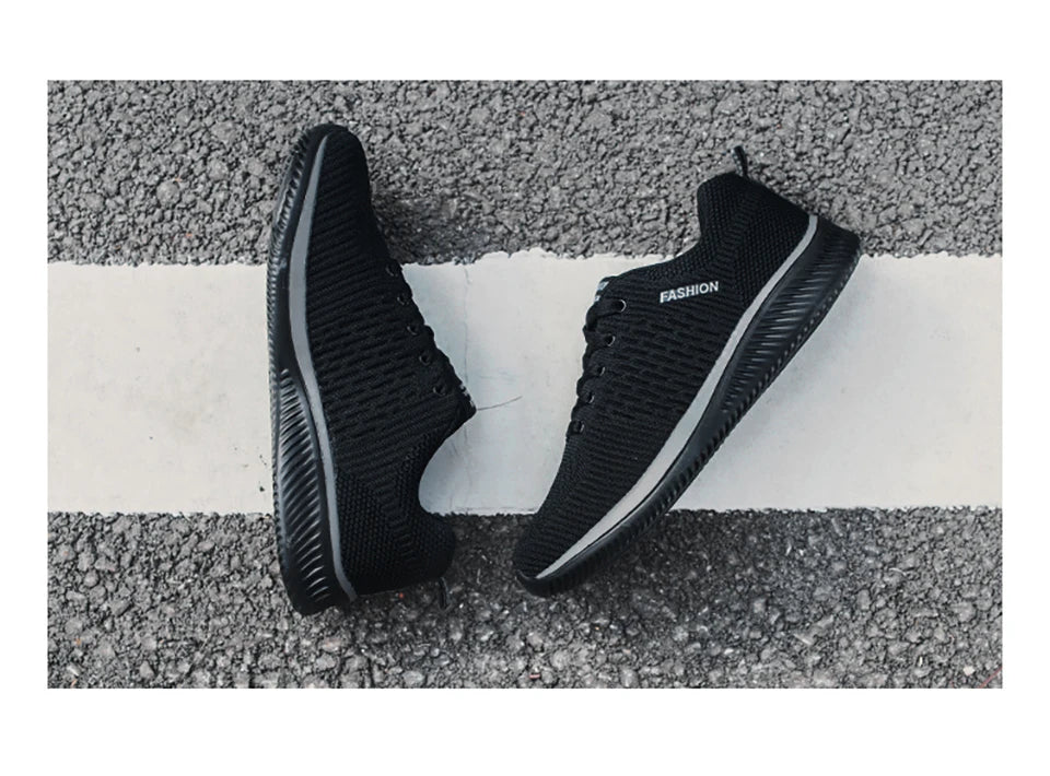 Men Running Spring Autumn Walking Loafers Fashion Casual Sports Shoes Breathable Light Men's Outdoor Shoes Plus Size38-48