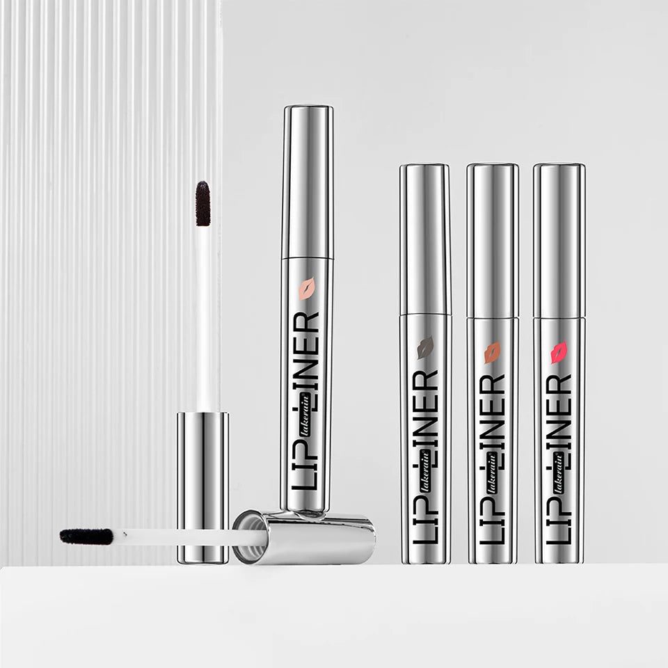 Lipliner Peel Off Lip Liner Stain Peel Off Lip Liner Tattoo Waterproof Matte Long-Lasting Brown Nude Lip Color Cosmetics Makeup